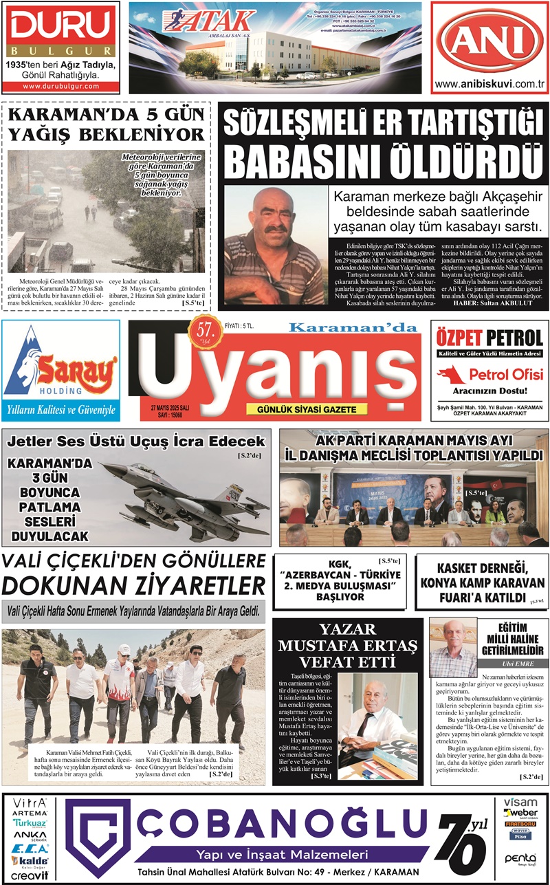 27 Mayıs 2025
