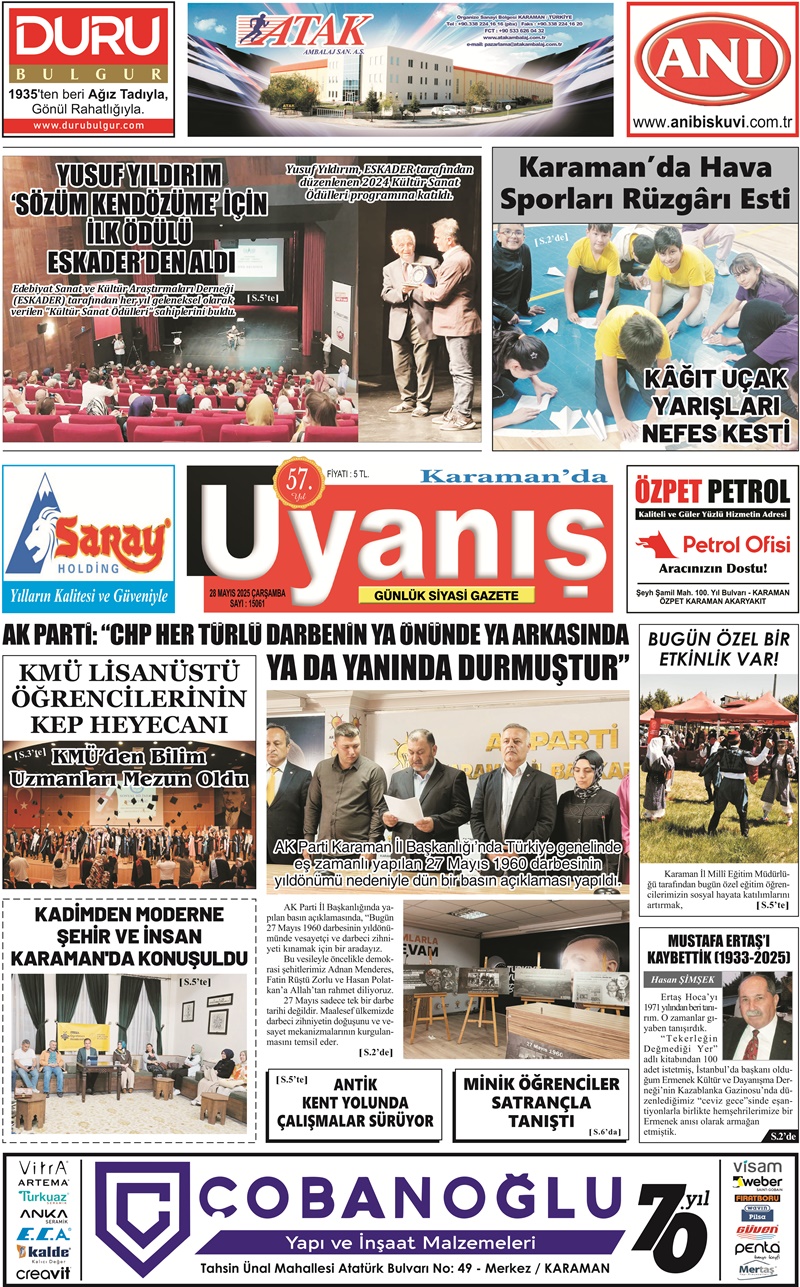 28 Mayıs 2025