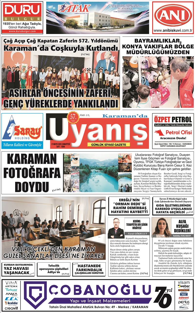31 Mayıs 2025