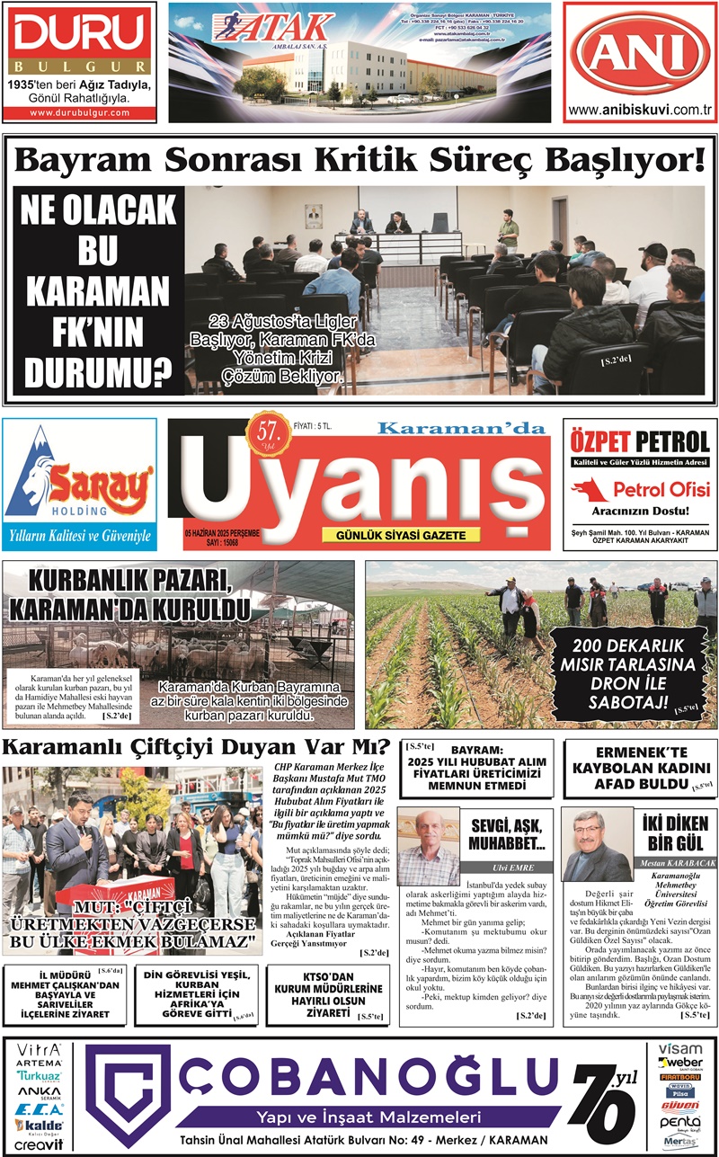 05 Haziran 2025