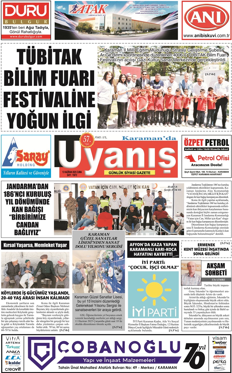 13 Haziran 2025