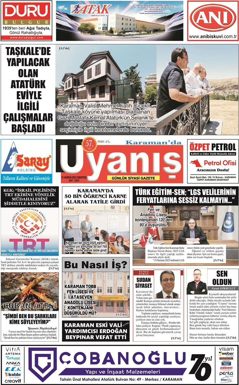 21 Haziran 2025
