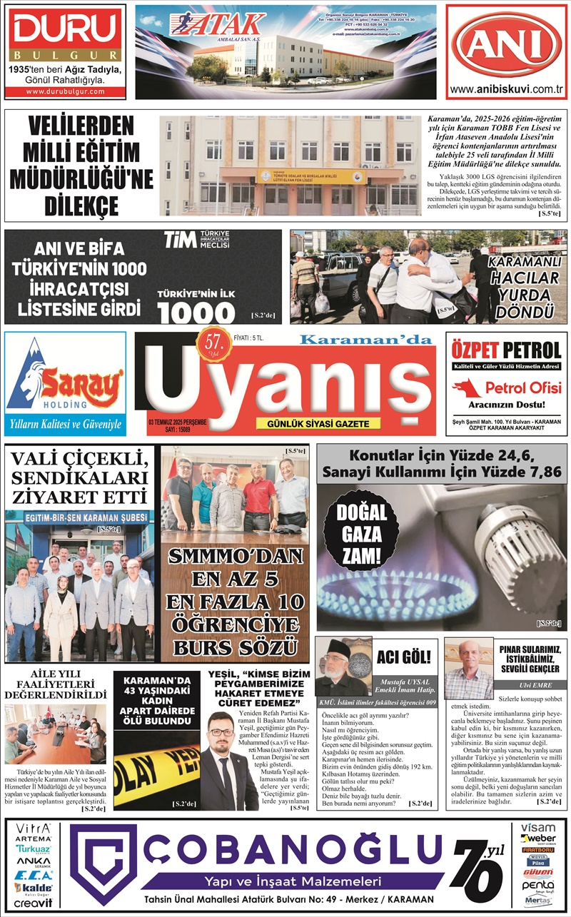 03 Temmuz 2025