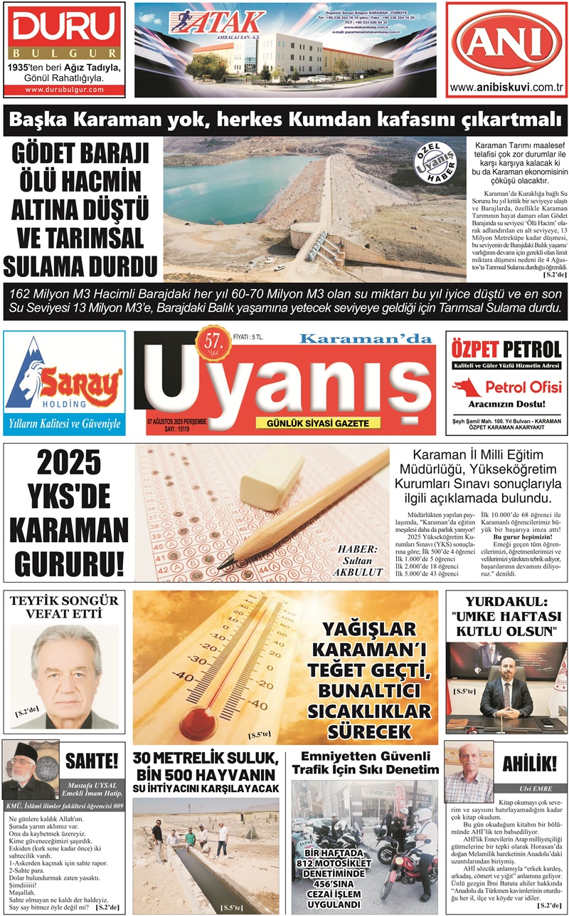 07 Ağustos 2025