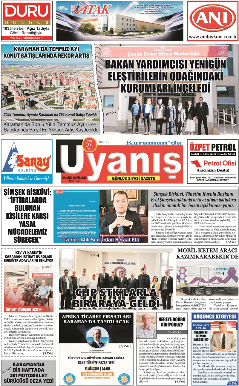 14 Ağustos 2025