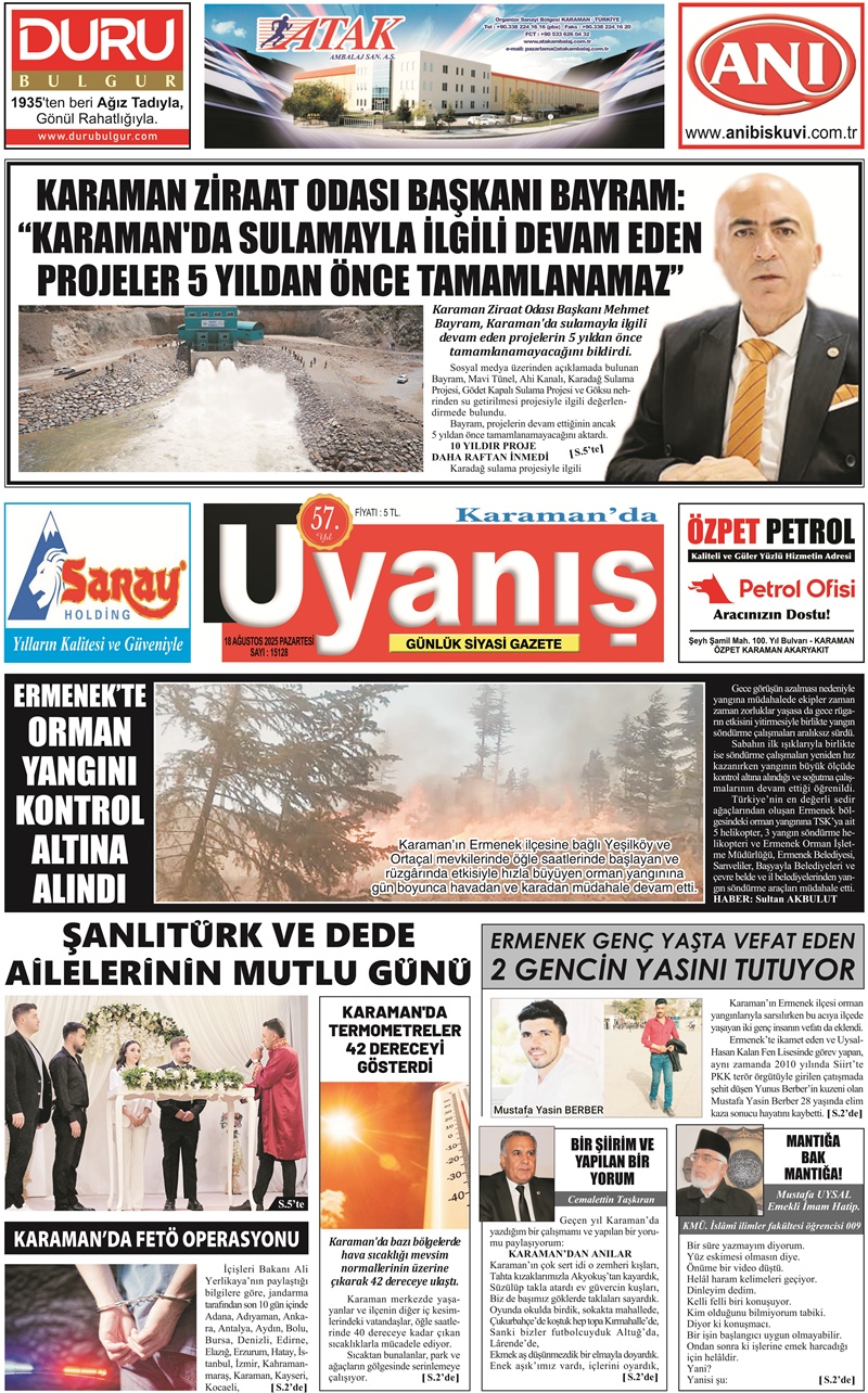 18 Ağustos 2025