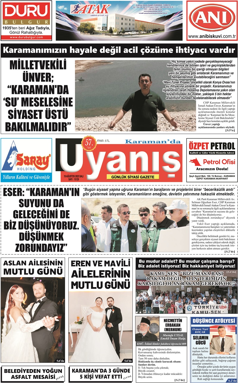 19 Ağustos 2025