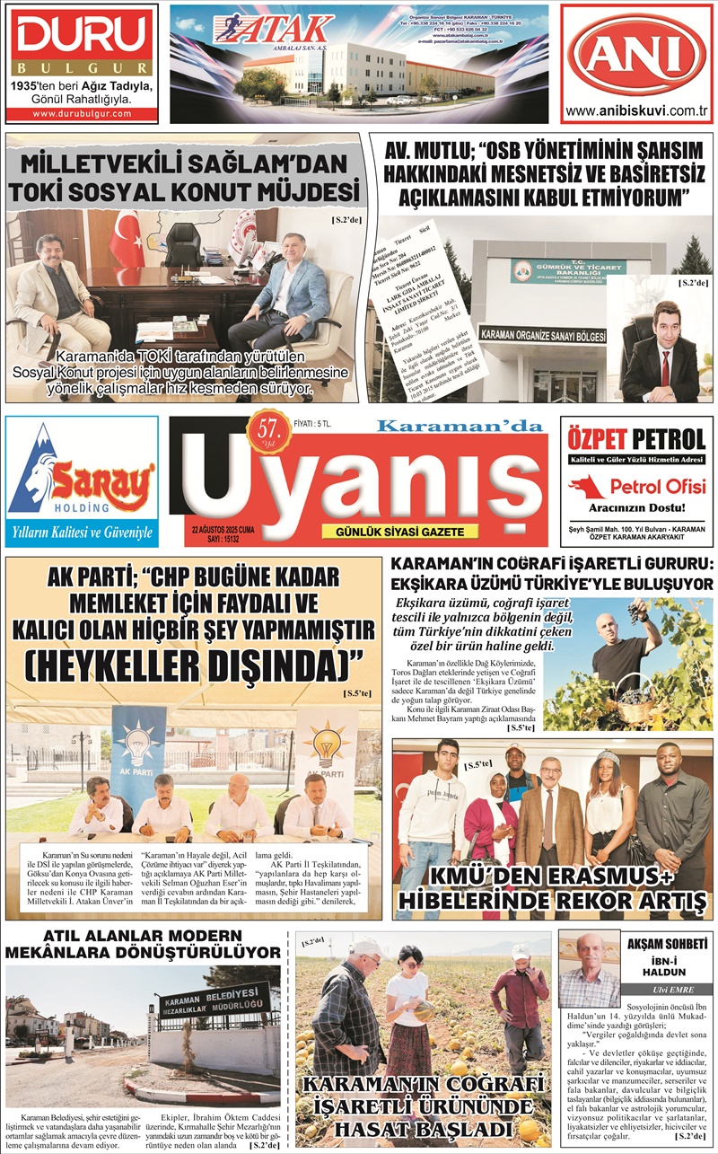 22 Ağustos 2025