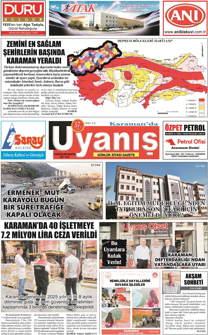 25 Ağustos 2025