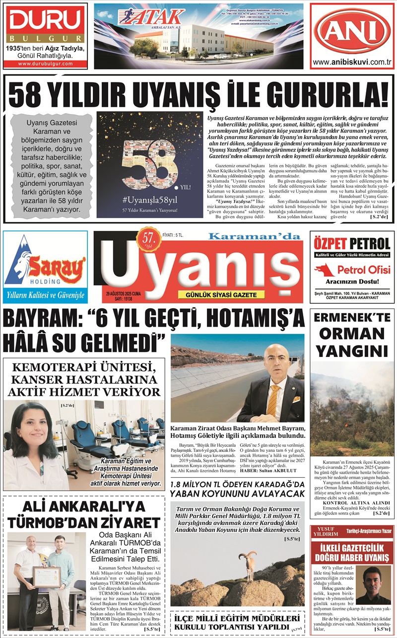 29 Ağustos 2025