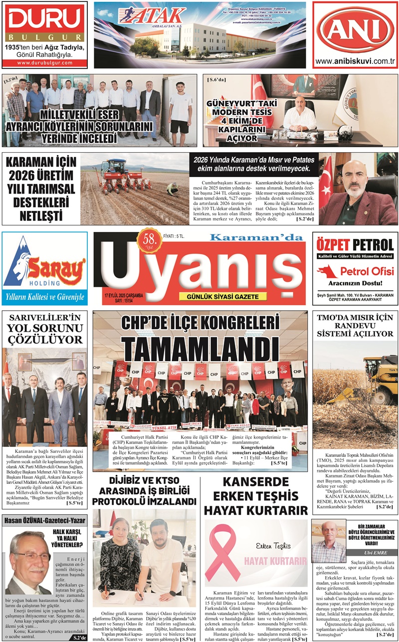 17 Eylül 2025