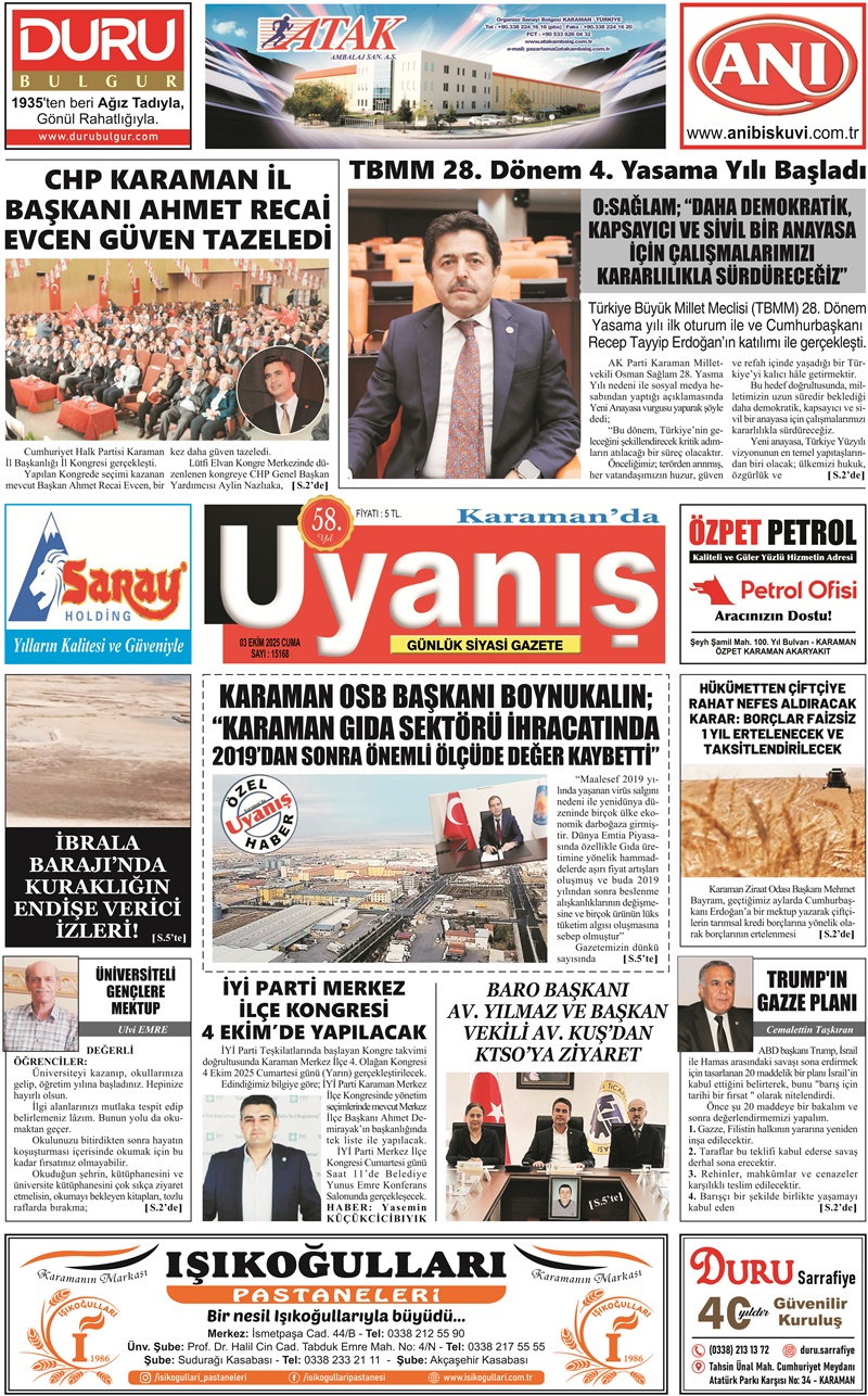 03 Ekim 2025