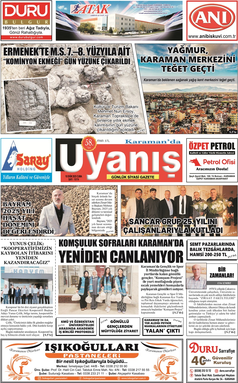 10 Ekim 2025