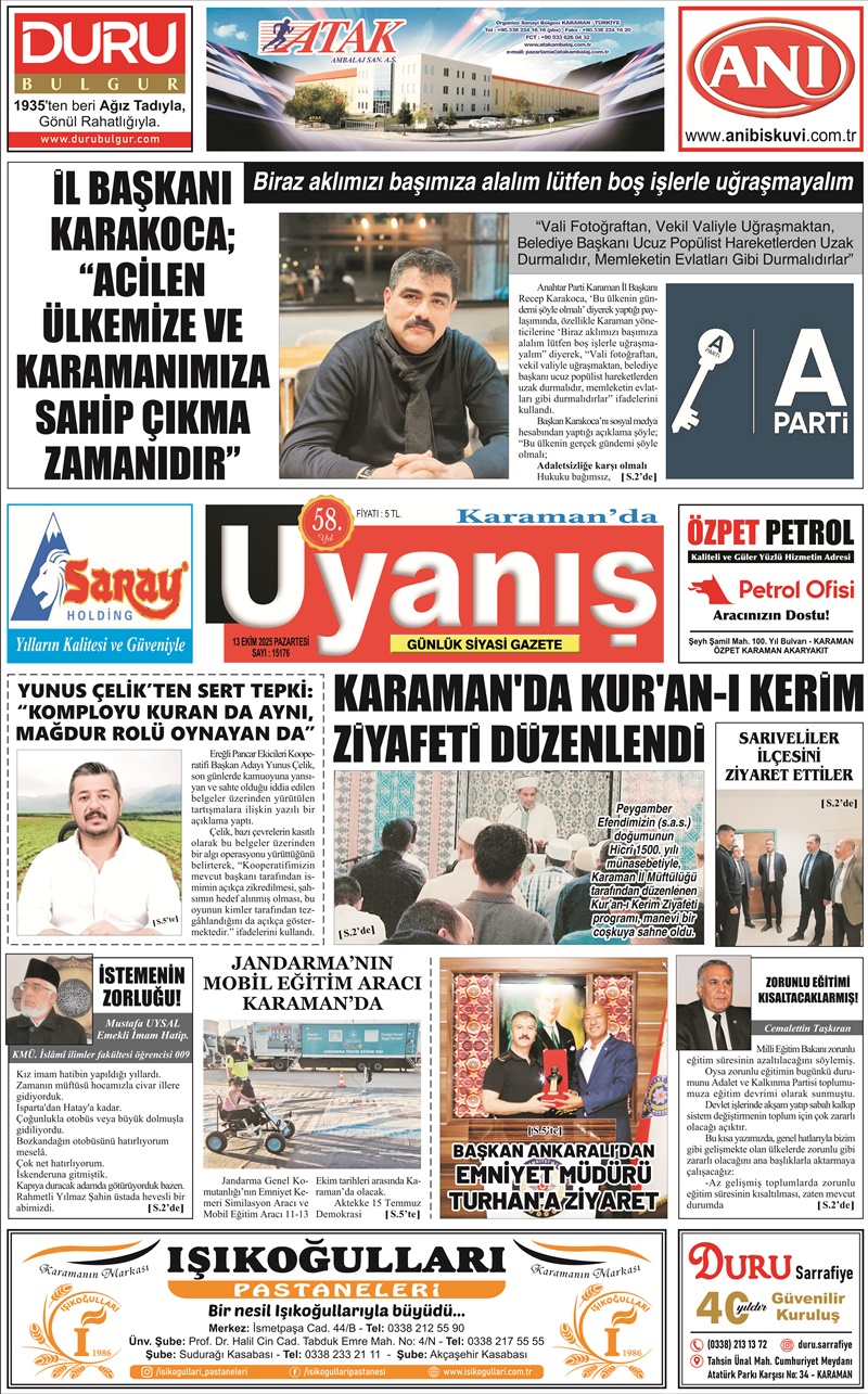 13 Ekim 2025