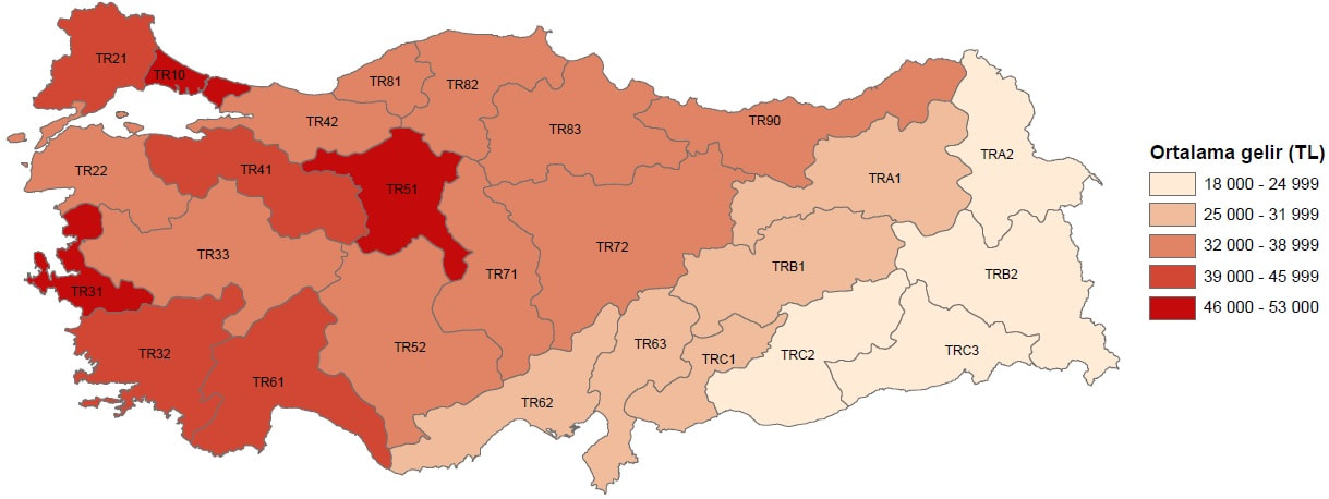 Karaman'da Gelir ve Yaşam Koşullarında 26 Bölge İçerisinde 15. Sırada Yer Aldı