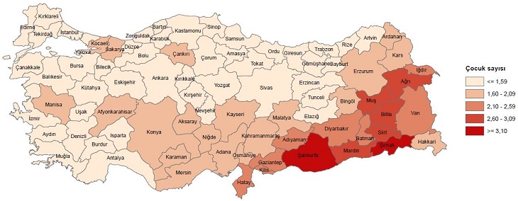 Karaman'da En Çok Erkek Bebek Dünyaya Geldi