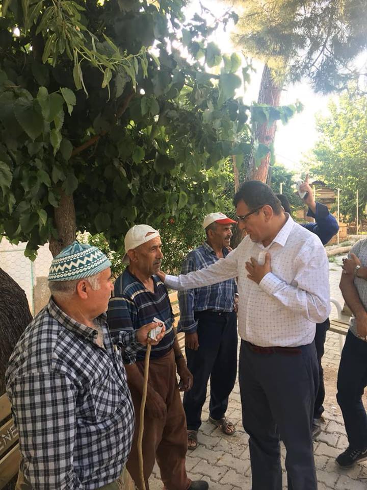 İSMET HATİPOĞLU ERMENEK'İ ZİYARET ETTİ