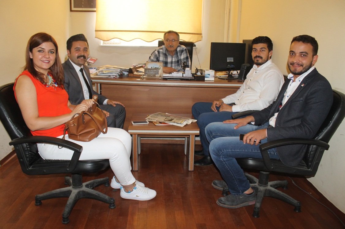 CHP GENÇLİK KOLLARI GENEL BAŞKANINDAN GAZETEMİZE ZİYARET