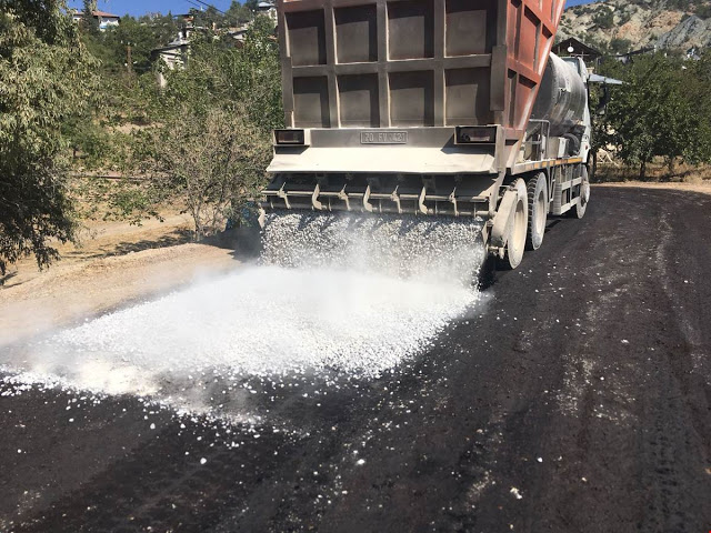 YILLARIN SORUNU BİTTİ ASFALT PLENT TESİSİ DE ÜRETİME BAŞLADI