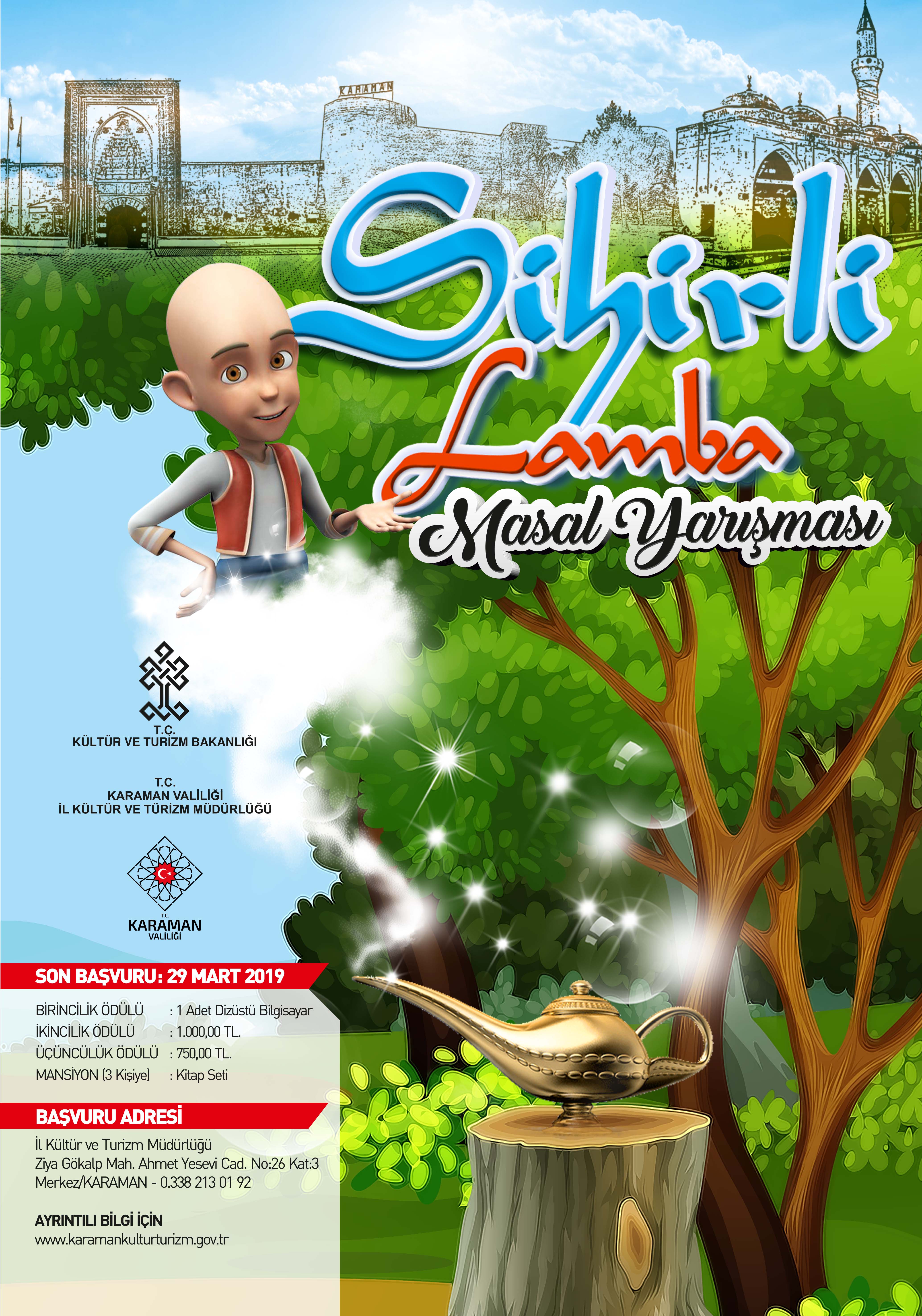 SİHİRLİ LAMBA MASAL YARIŞMASI BAŞLIYOR