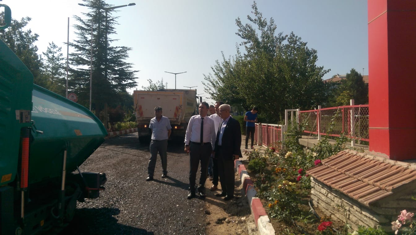 YILLARIN SORUNU BİTTİ ASFALT PLENT TESİSİ DE ÜRETİME BAŞLADI