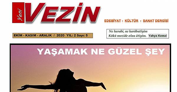 Vezin Dergisinin 5'inci sayısı çıktı