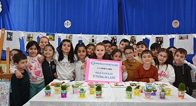 Öğrenci, Öğretmen ve Velilerin Emeği Sergiye Yansıdı