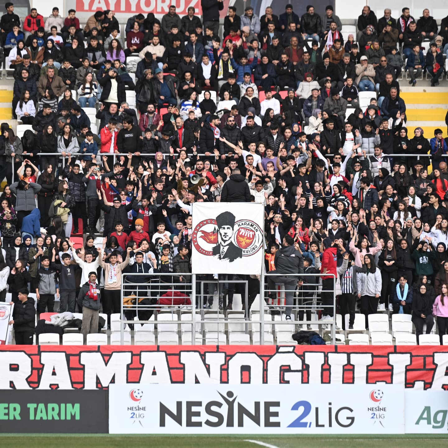 Karaman FK'nın Taraftar Sayısı Her Geçen Gün Artarak Büyüyor. Karaman FK'nın 9 iç saha maçını 53 bin 83 taraftar izledi-3