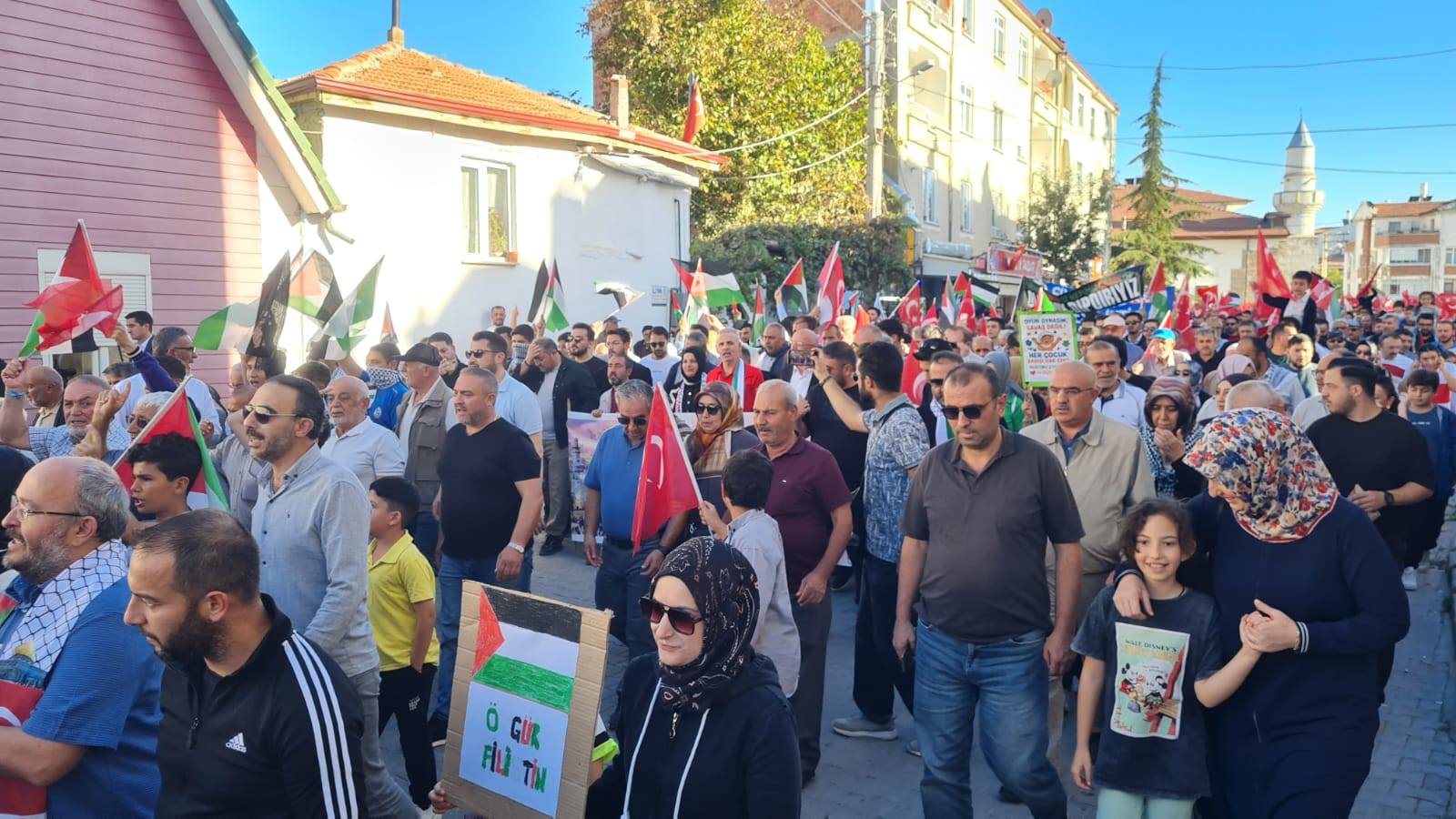 Karaman Gazze İçin Yürüdü-1