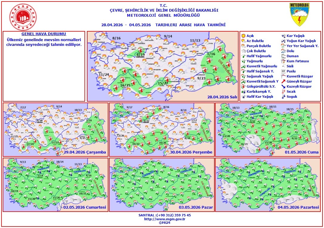 Karaman’da Yağışlar Mayıs Ayında da Devam Edecek-1