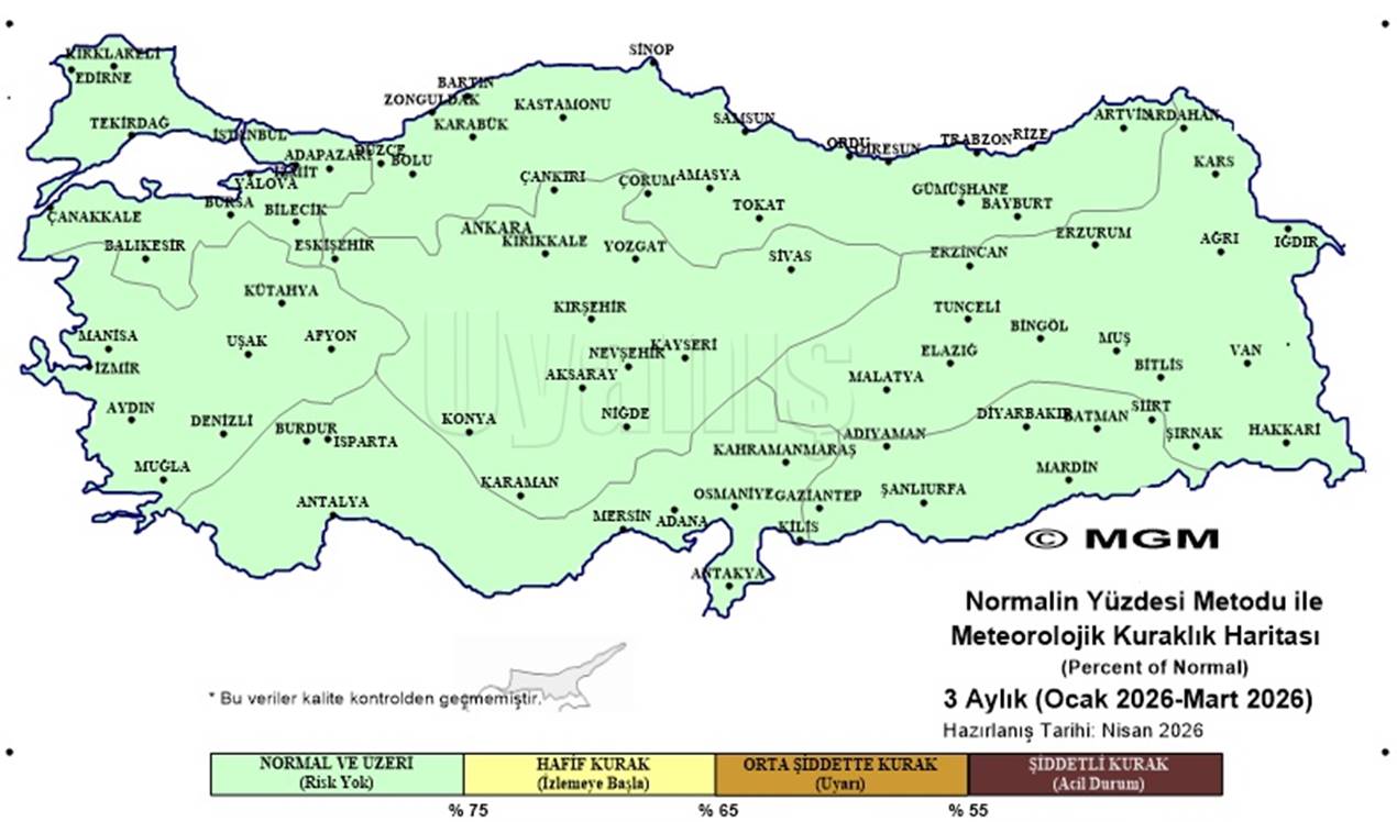 Kuraklık Haritası Son Yağışlarla Yeşile Döndü-2
