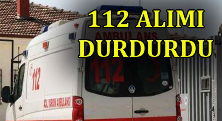112 Taşeron Alımı Durduruldu
