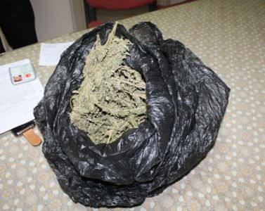 13 Kilo Esrar Ele Geçirildi