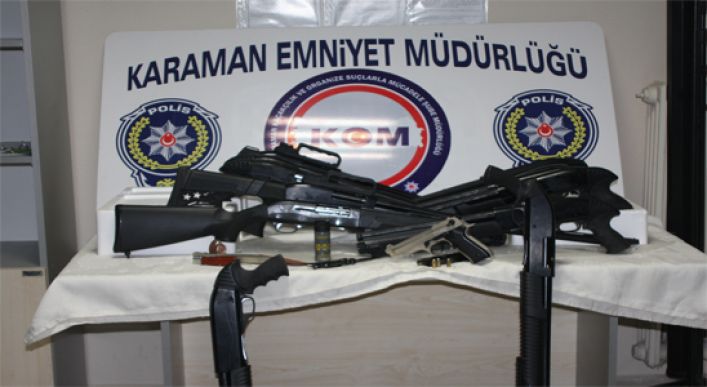 14 Tüfek Ve 1 Kurusıkıdan Çevrilme Tabanca Ele Geçirildi