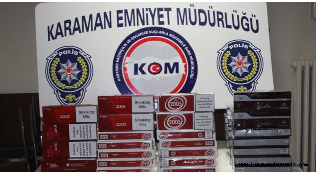 15 BİN PAKET KAÇAK SİGARA