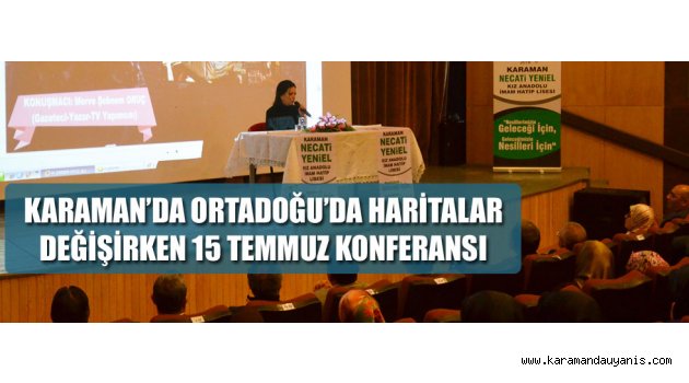 15 TEMMUZ KONFERANSI