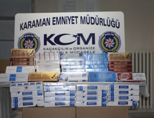1500 Paket Kaçak Sigara Ele Geçirildi