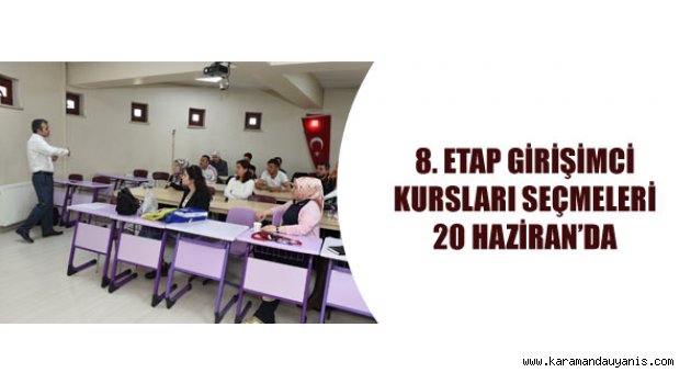 20 grupta 500 kursiyer..