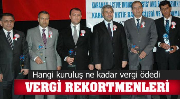 2013 Kurumlar Vergisi Rekortmeni