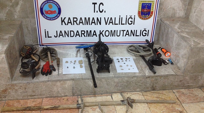 ÇOK SAYIDA TARİHİ ESER ELE GEÇİRİLDİ
