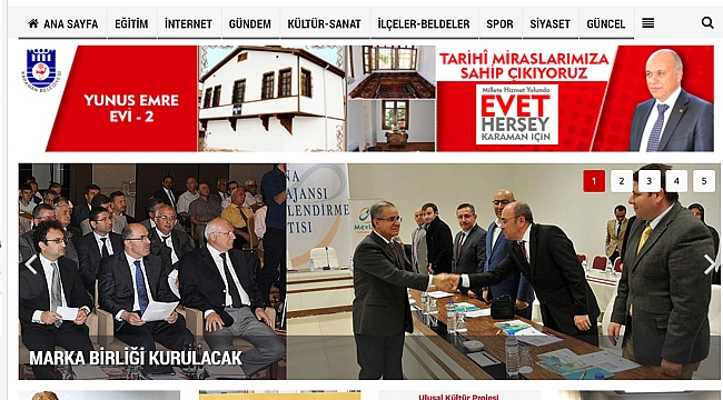 GAZETEMİZİN İNTERNET SİTESİ YENİLENDİ