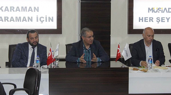 İŞADAMLARI YEMEKTE BULUŞTU