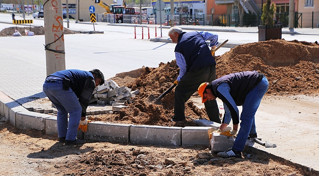 SANAYİ KAVŞAĞINDA ÇALIŞMALAR BAŞLADI
