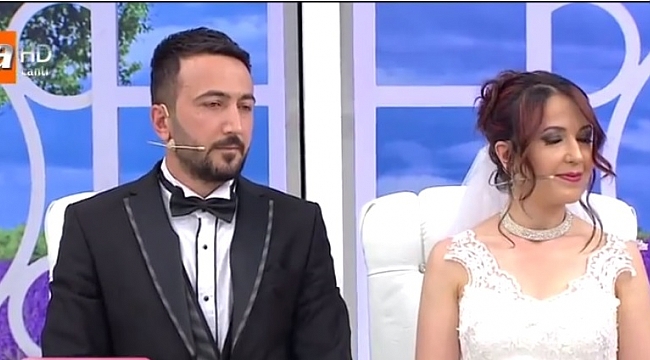 TELEVİZYON PROGRAMINDA EVLENDİ