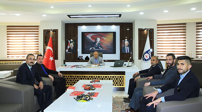 ÜLKÜ OCAKLARINDAN BAŞKAN ÇALIŞKAN’A ZİYARET