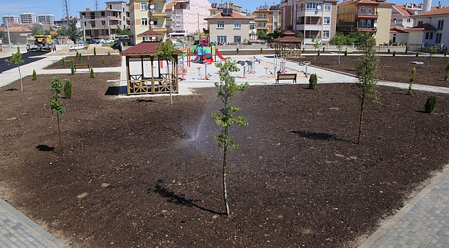 YENİ PARK ALANLARI HİZMETE GİRDİ