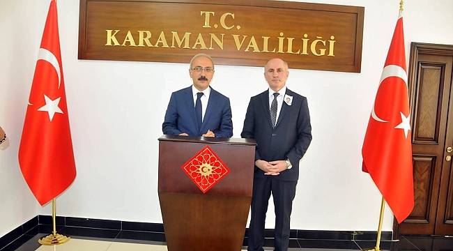 BAKAN ELVAN, VALİ MERAL'I ZİYARET ETTİ