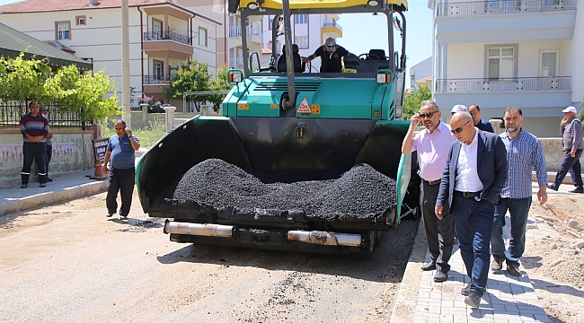 BAŞKAN ÇALIŞKAN OSMANGAZİ MAHALLESİ'NDEKİ ÇALIŞMALARI İNCELEDİ
