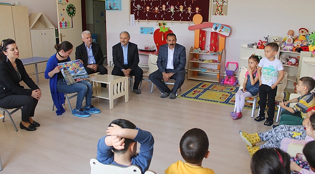İL MÜDÜRÜ MEVLÜT KUNTOĞLU’NDAN ANAOKULLARINA ZİYARET
