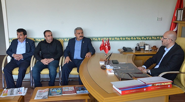 MHP İL BAŞKANI YILMAZ’A HAYIRLI OLSUN ZİYARETLERİ SÜRÜYOR